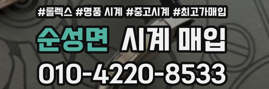 순성면 시계 매입