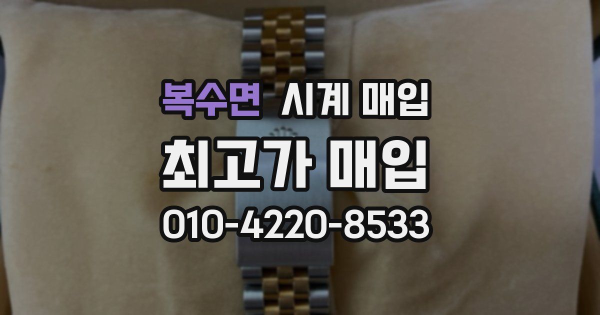 복수면 시계 매입