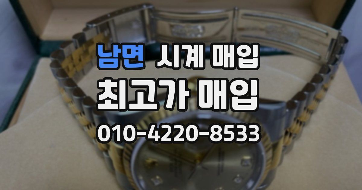 남면 시계 매입