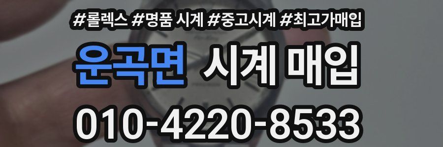 운곡면 시계 매입