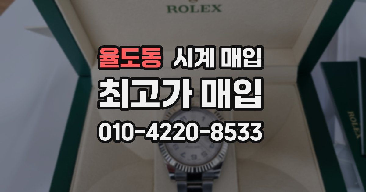 율도동 시계 매입