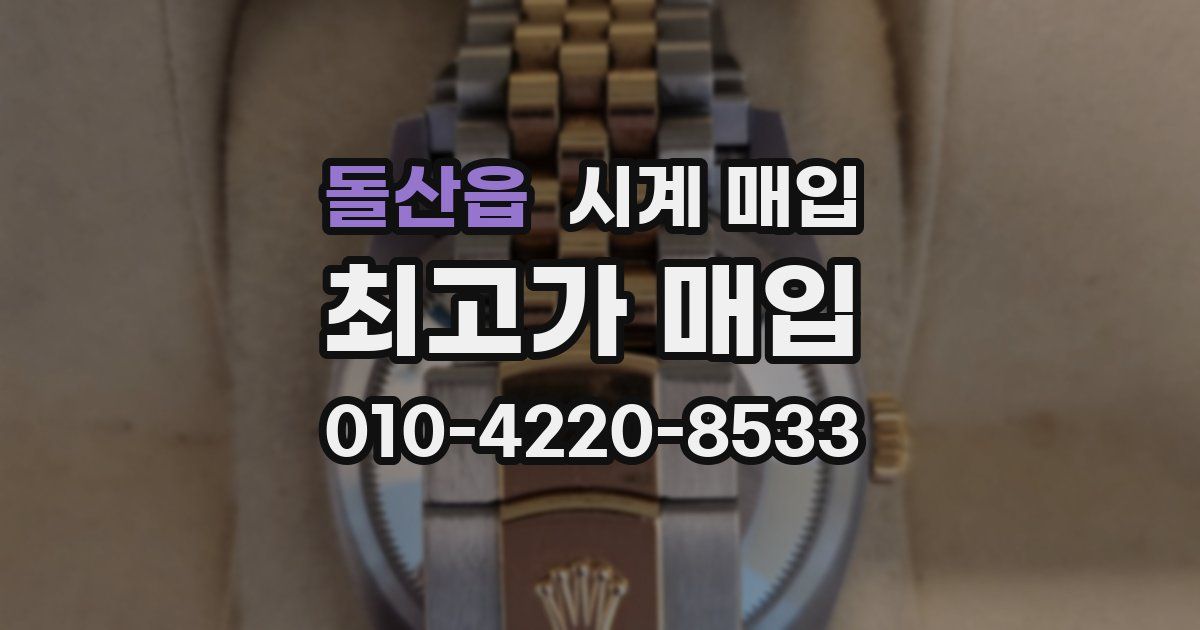 돌산읍 시계 매입