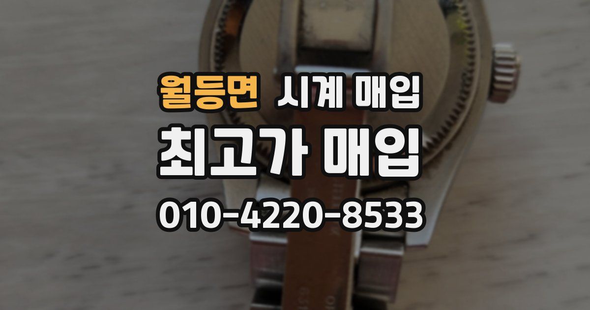 월등면 시계 매입