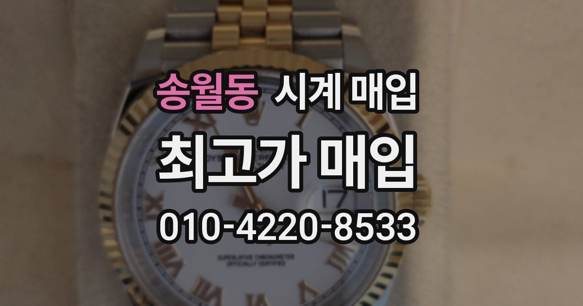 송월동 시계 매입