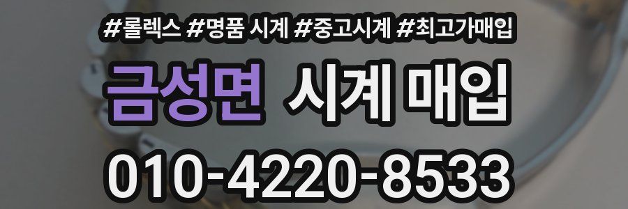 금성면 시계 매입
