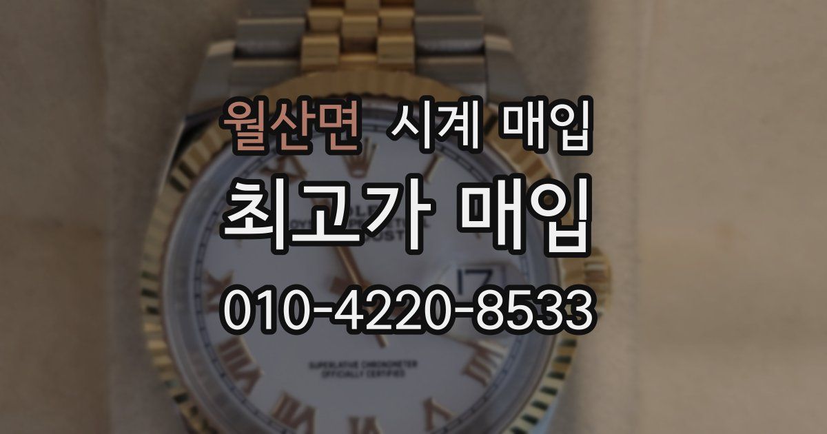 월산면 시계 매입