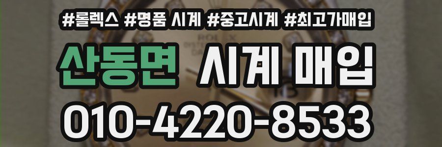 산동면 시계 매입