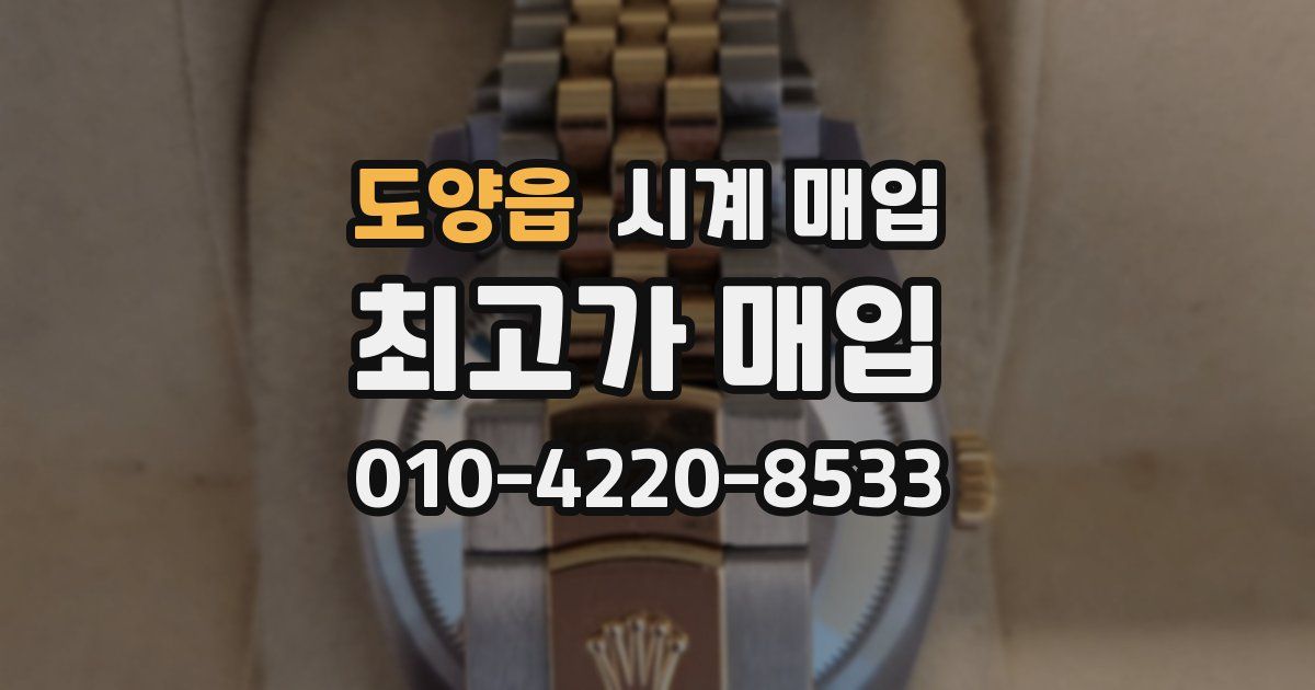도양읍 시계 매입