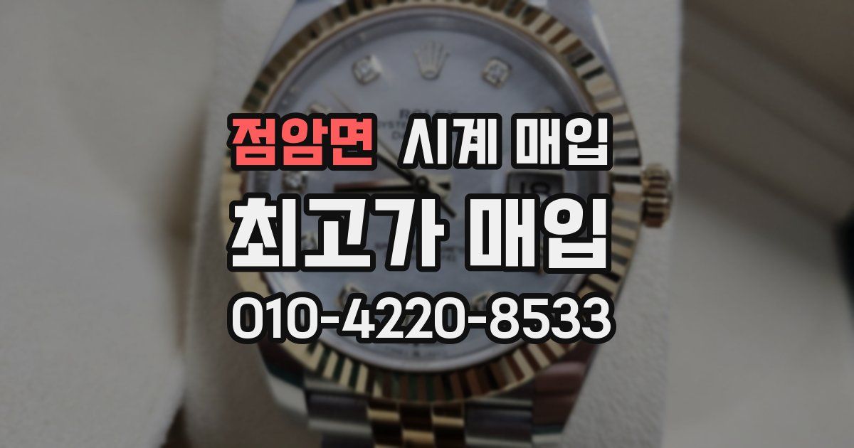 점암면 시계 매입