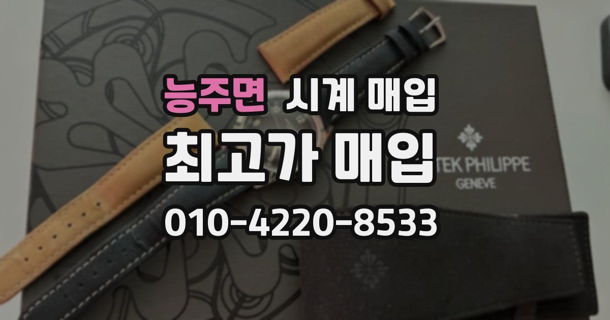 능주면 시계 매입