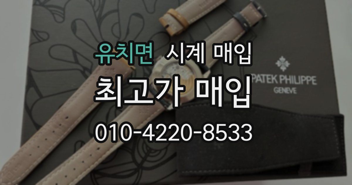 유치면 시계 매입