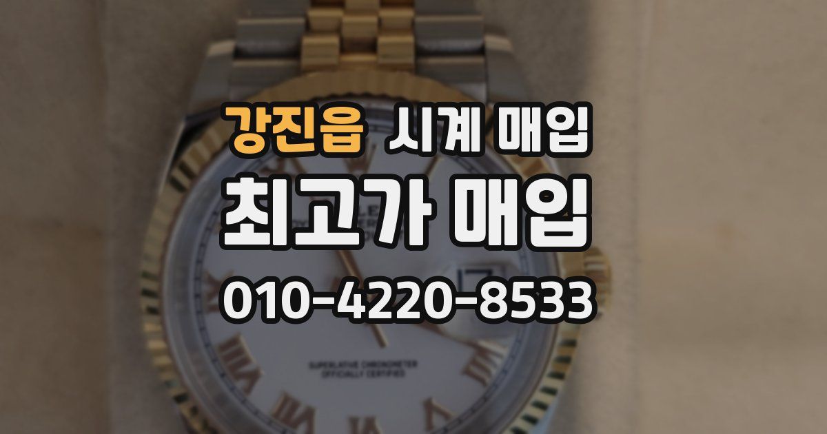강진읍 시계 매입
