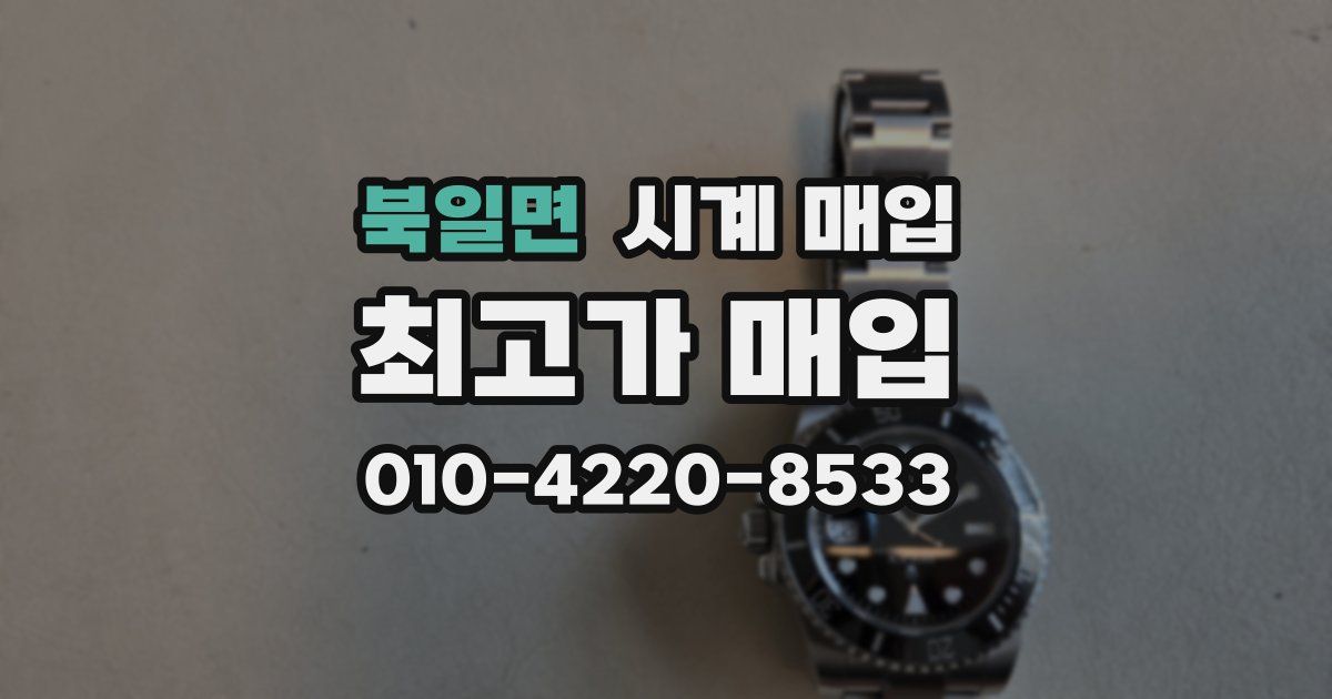 북일면 시계 매입