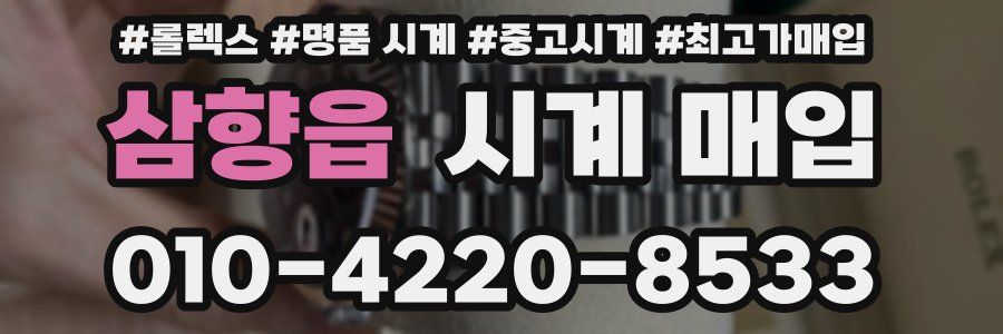 삼향읍 시계 매입