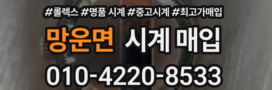 망운면 시계 매입