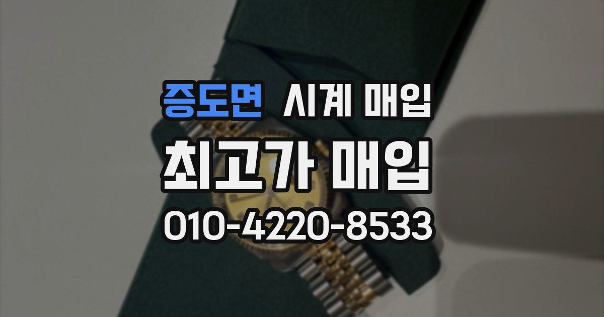 증도면 시계 매입