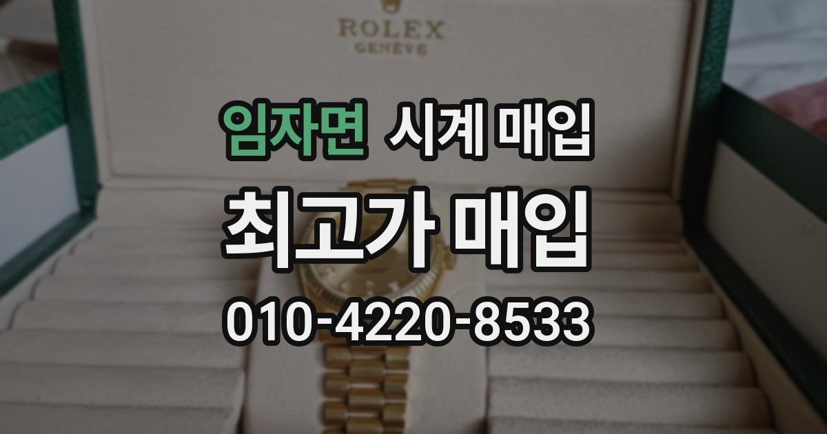 임자면 시계 매입