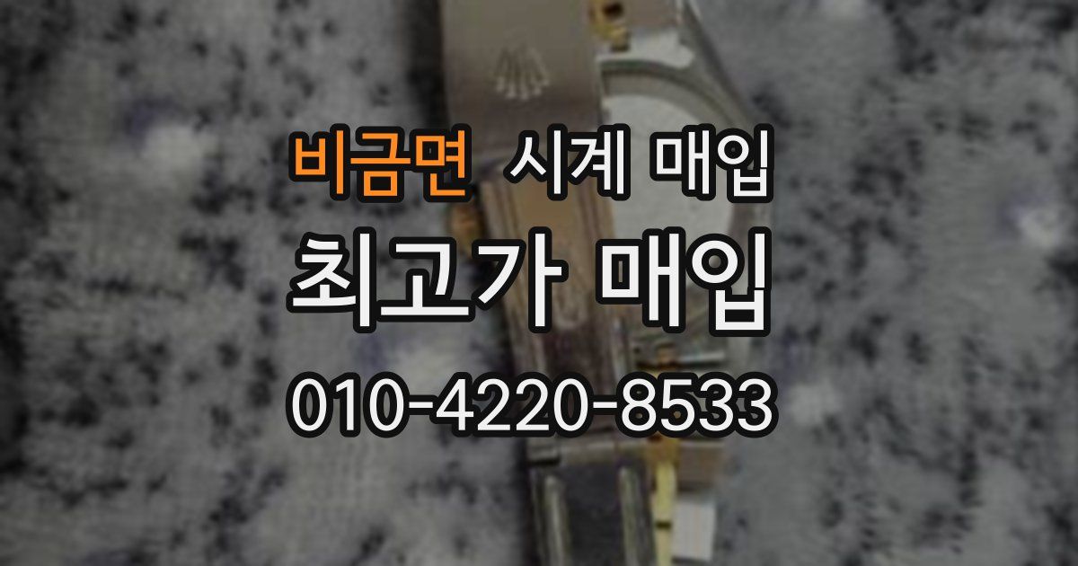 비금면 시계 매입