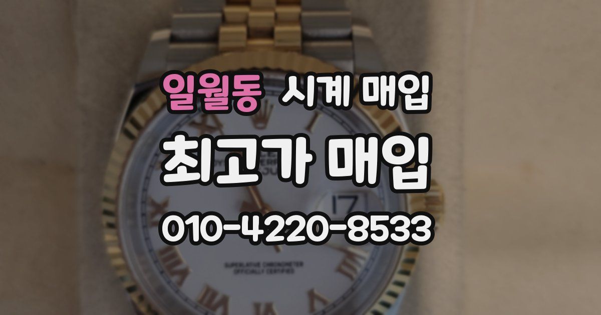 일월동 시계 매입