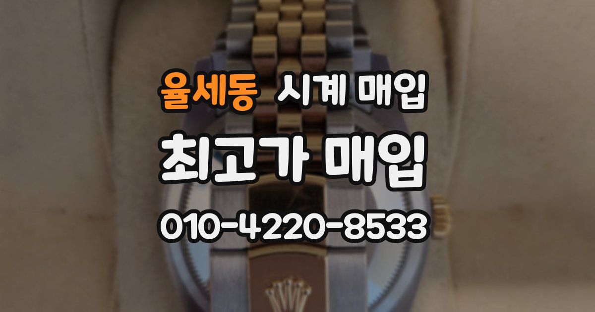 율세동 시계 매입