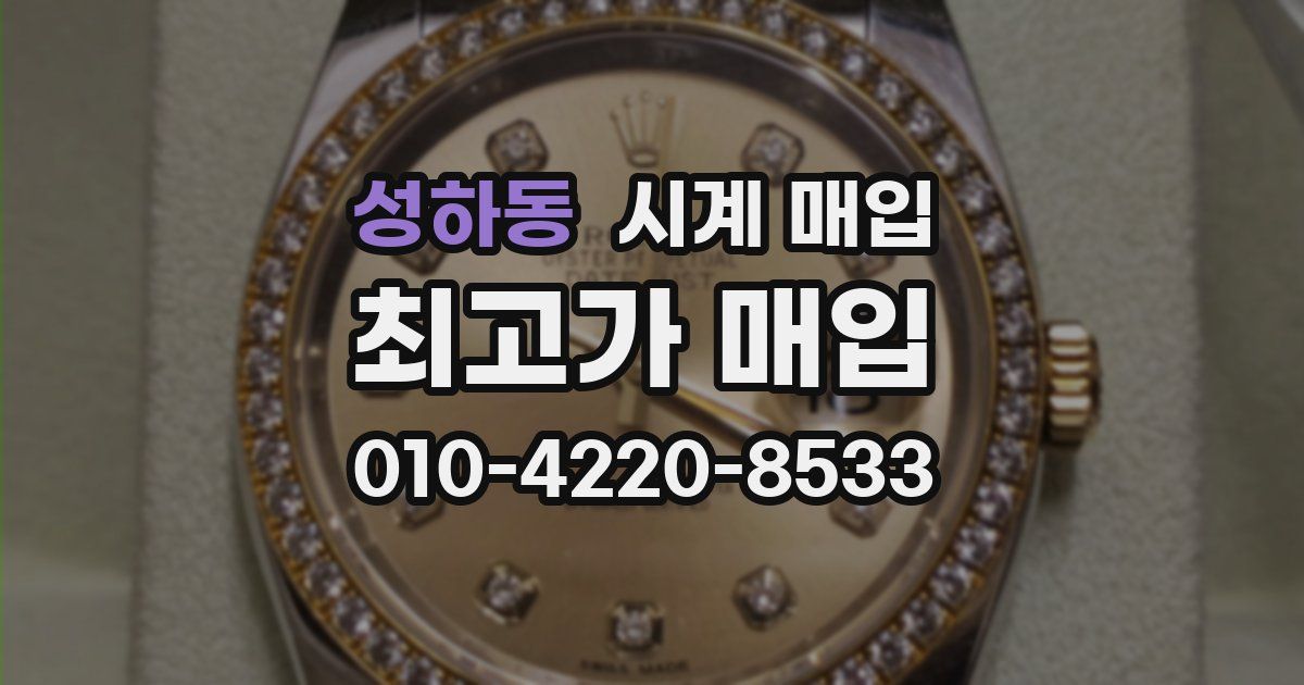 성하동 시계 매입