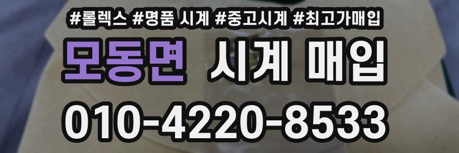 모동면 시계 매입
