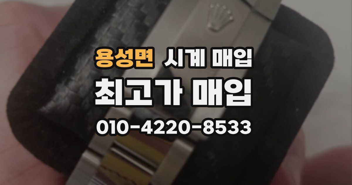 용성면 시계 매입