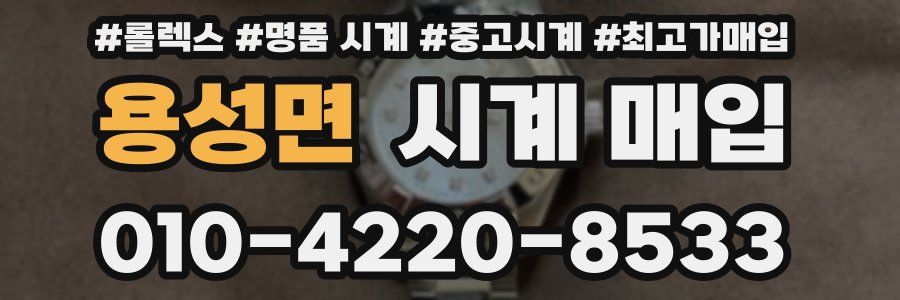 용성면 시계 매입