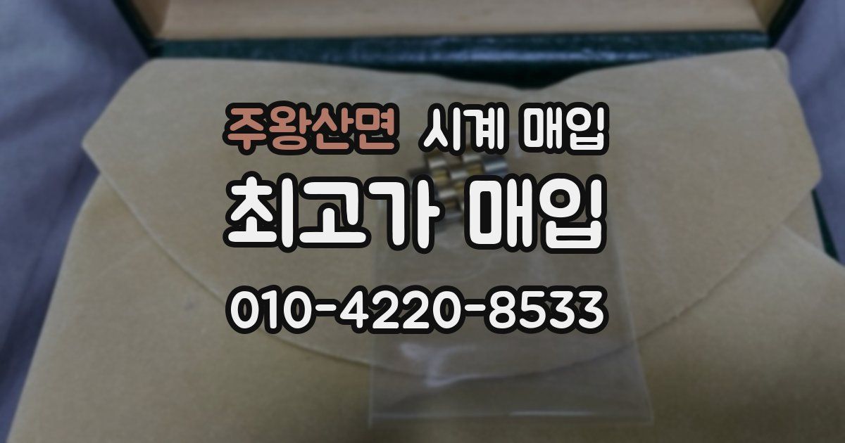 주왕산면 시계 매입