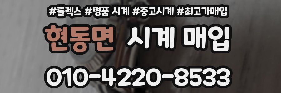현동면 시계 매입