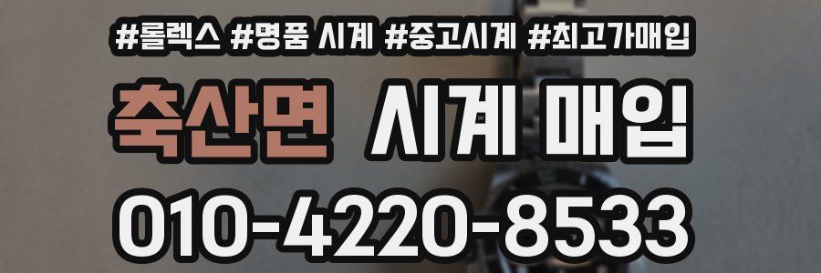 축산면 시계 매입