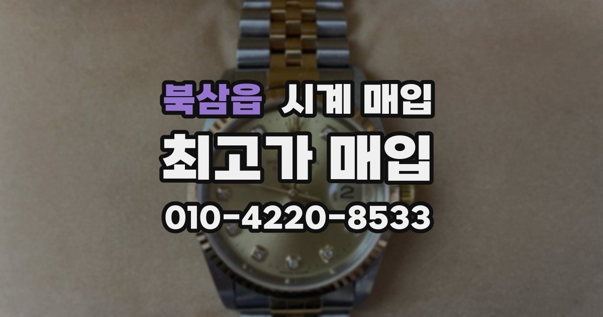 북삼읍 시계 매입