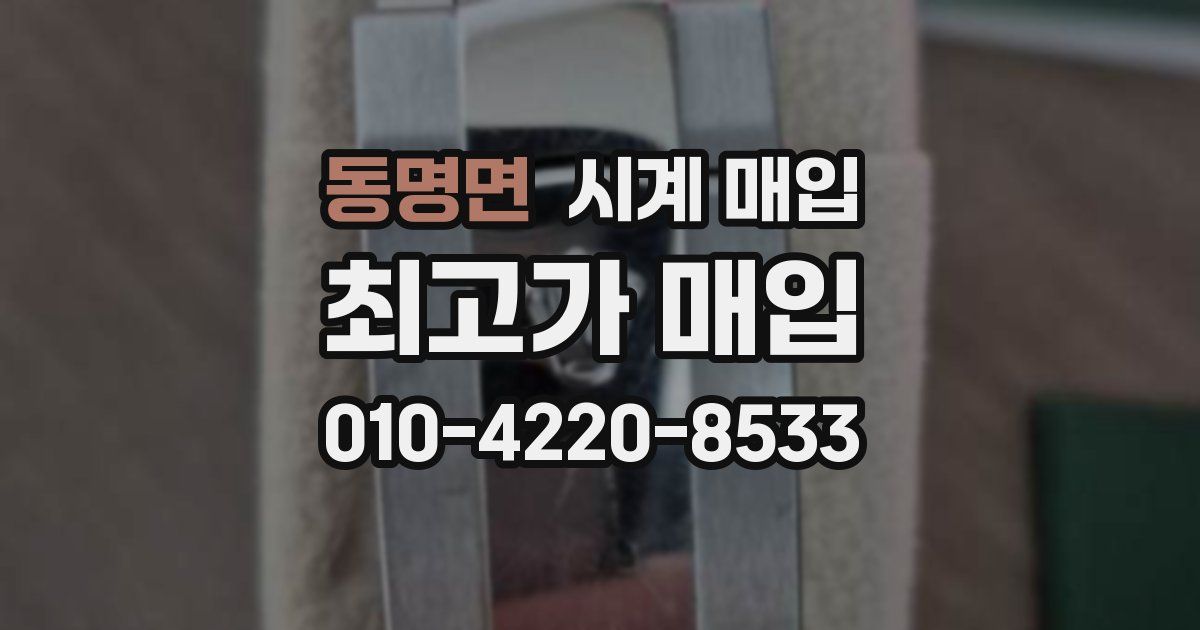 동명면 시계 매입