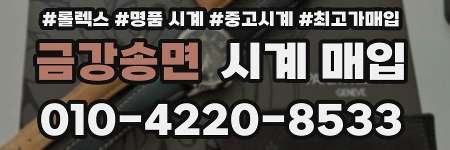 금강송면 시계 매입
