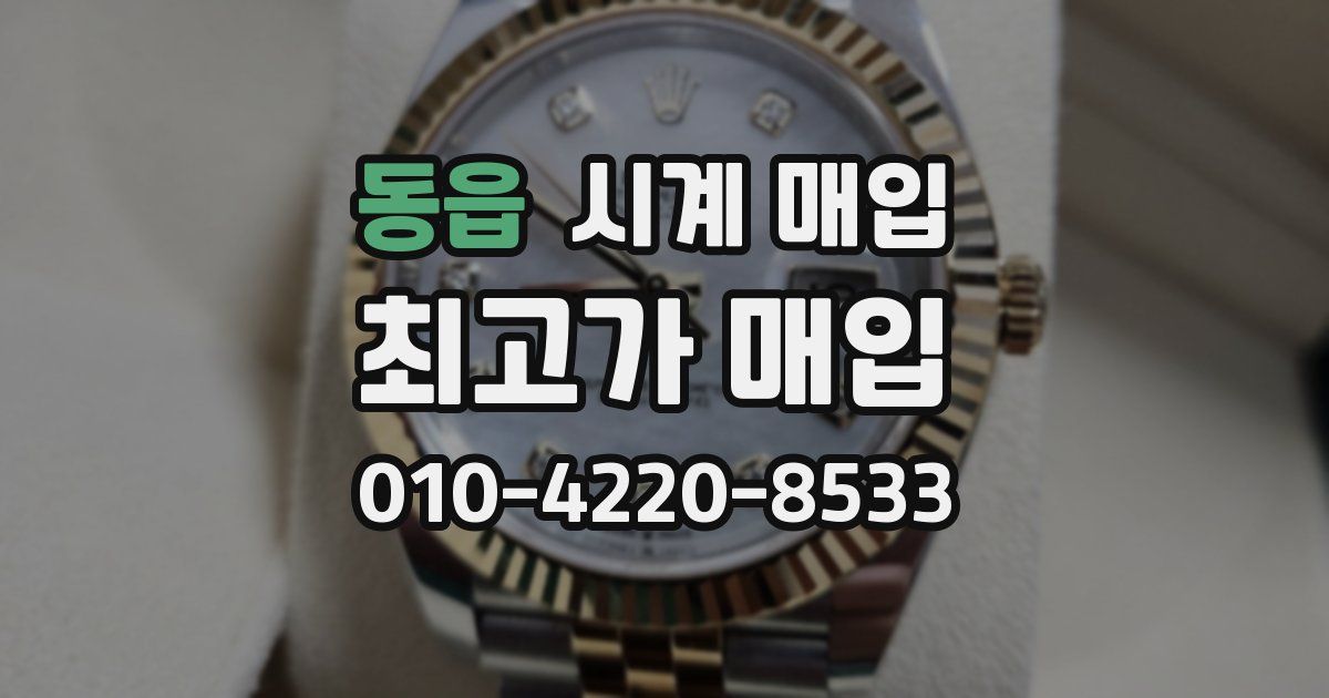 동읍 시계 매입