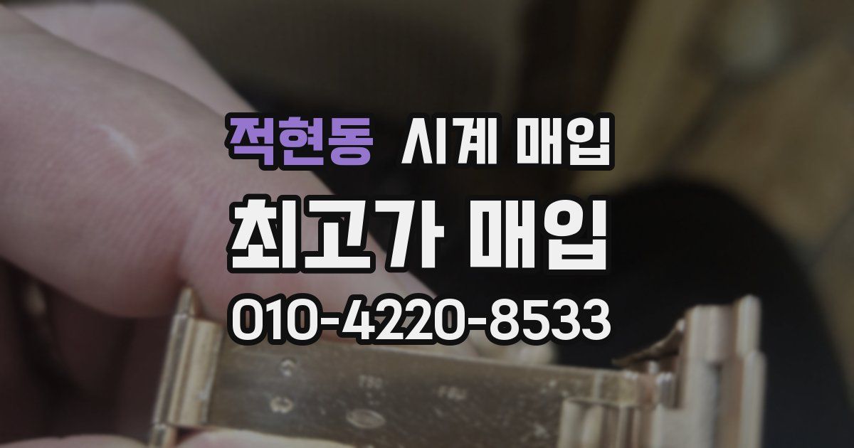 적현동 시계 매입