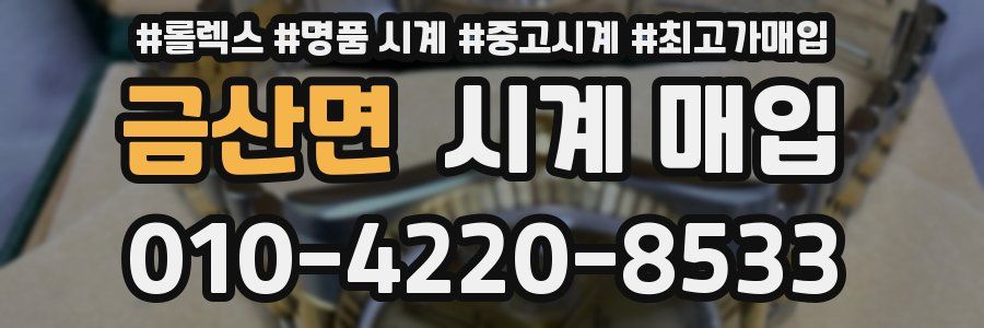 금산면 시계 매입