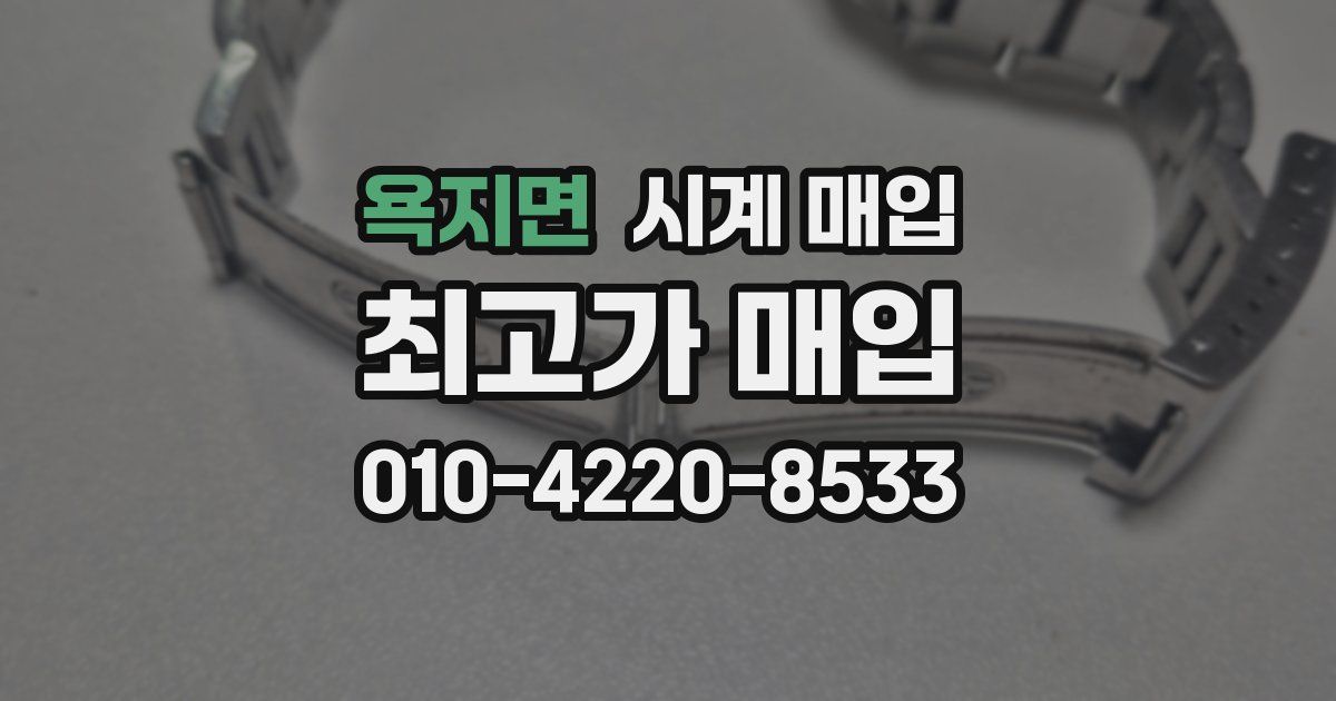 욕지면 시계 매입