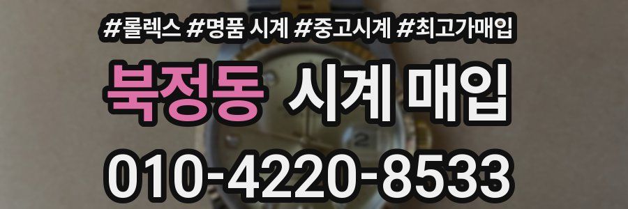 북정동 시계 매입