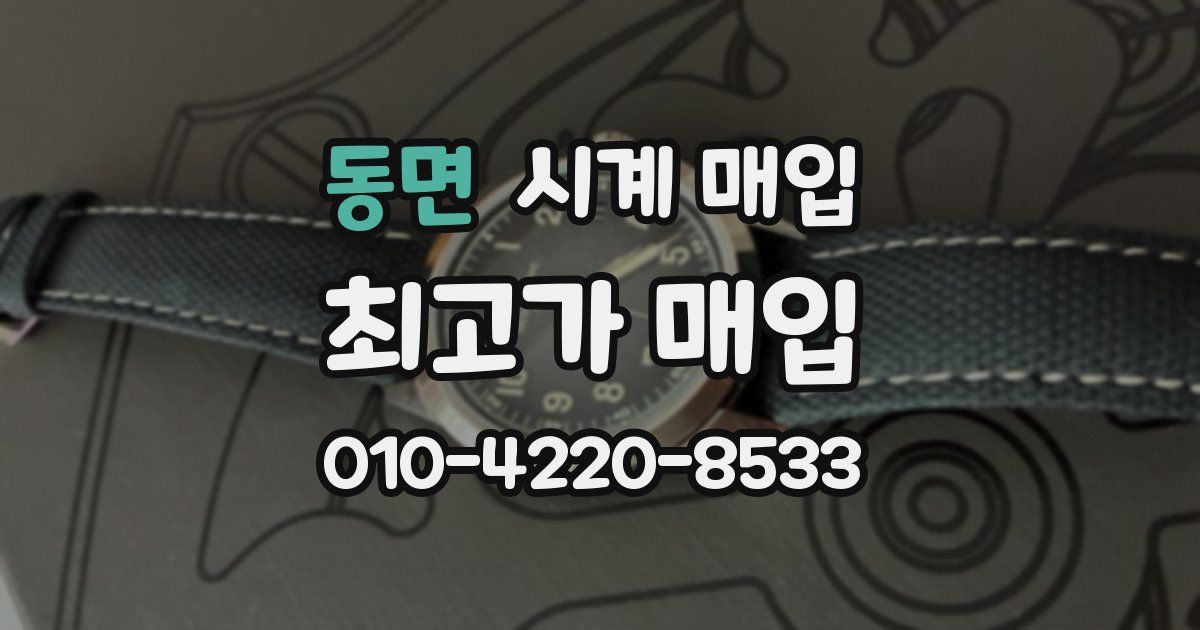 동면 시계 매입