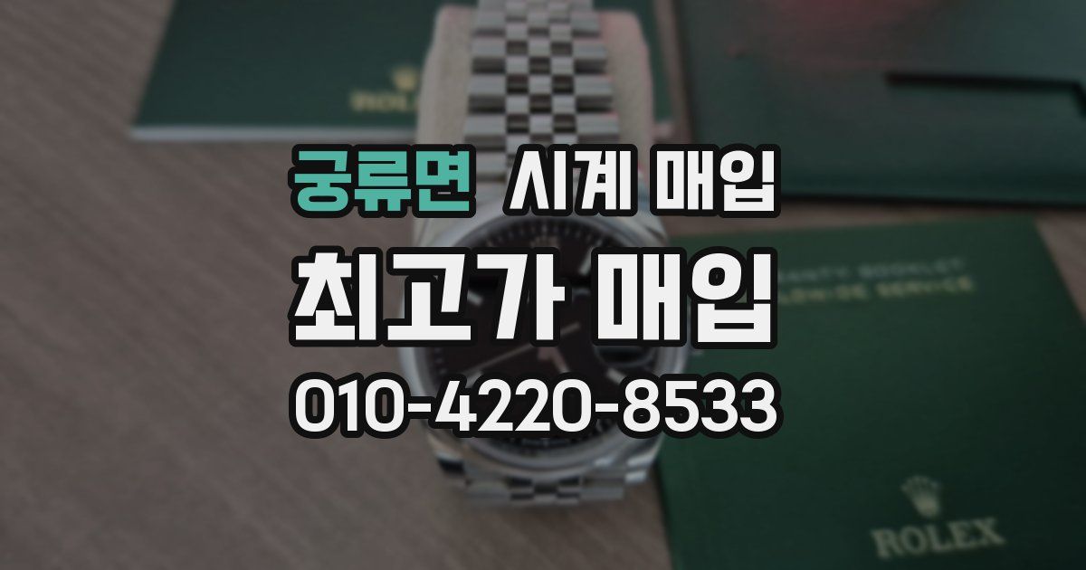 궁류면 시계 매입