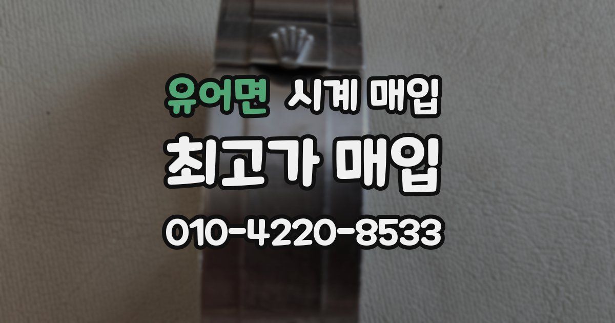 유어면 시계 매입
