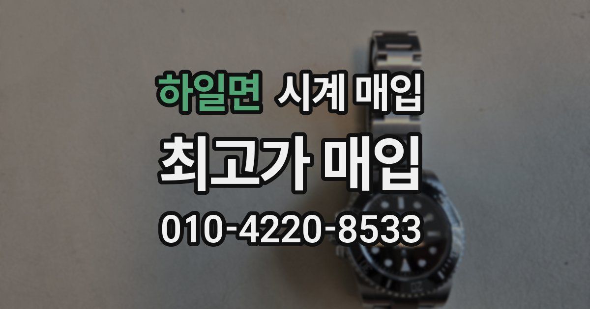 하일면 시계 매입