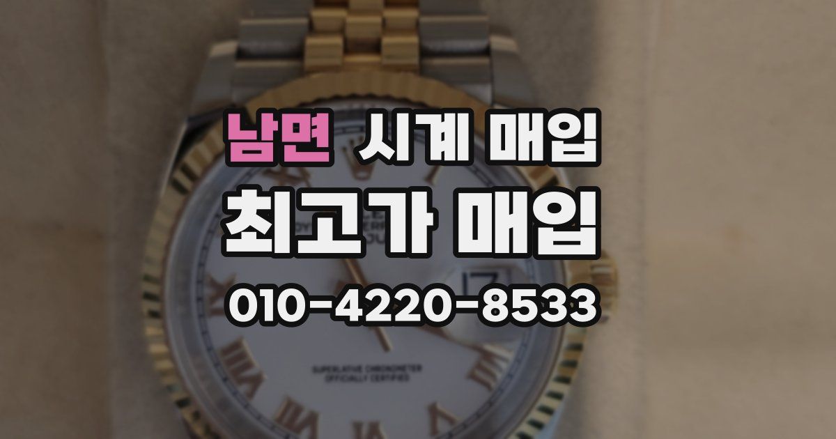 남면 시계 매입