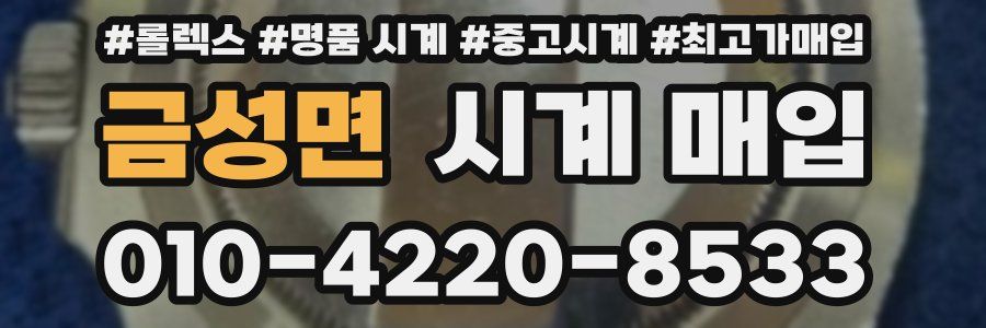 금성면 시계 매입