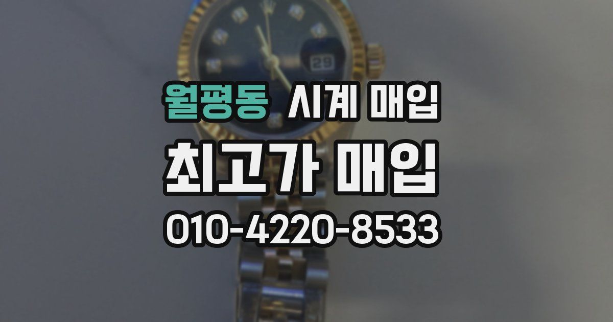 월평동 시계 매입