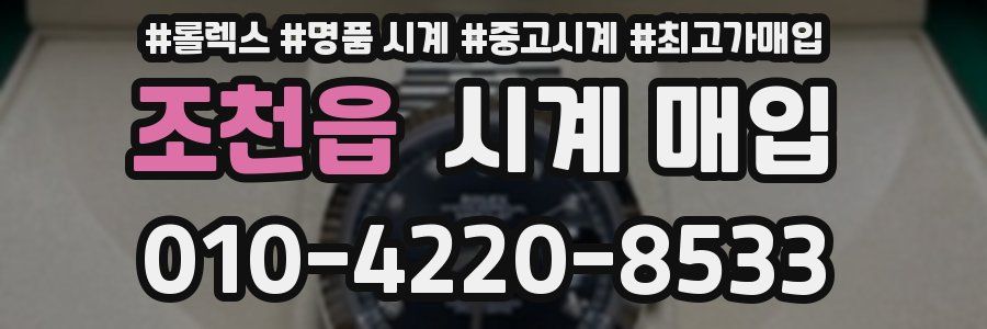 조천읍 시계 매입