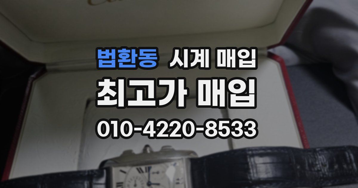 법환동 시계 매입