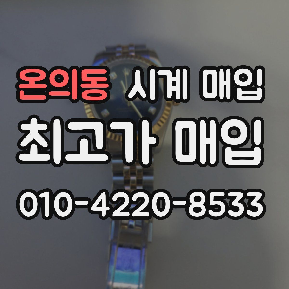 온의동 시계 매입