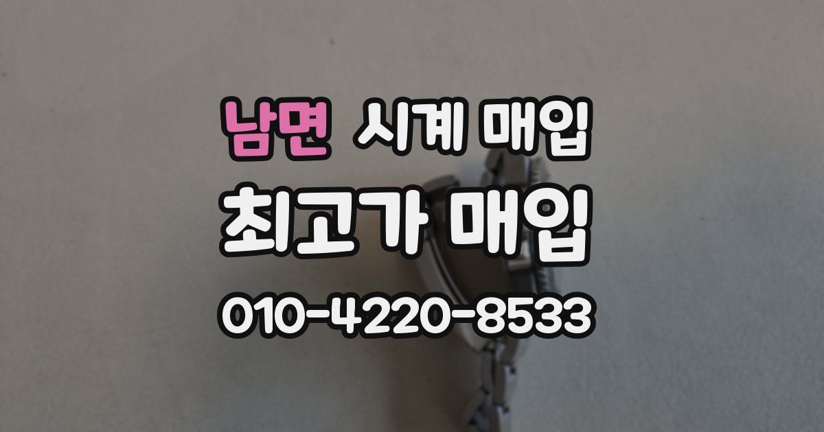 남면 시계 매입